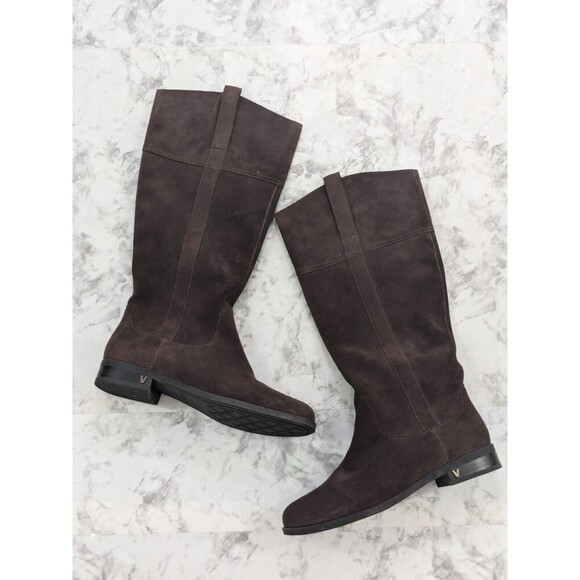 Vionic Womens Brown Suede Knee High Riding Boots Sz. 7.5
